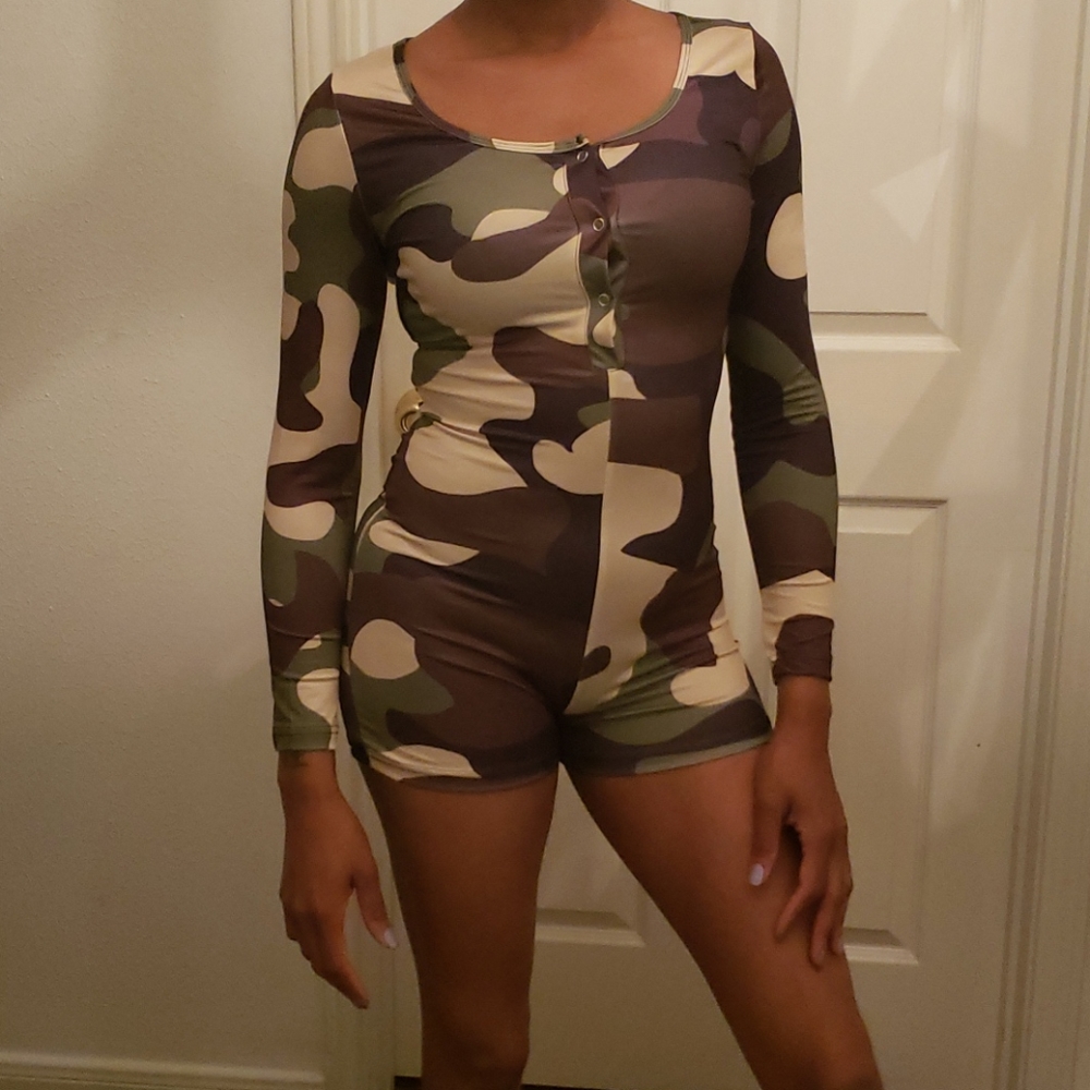Camo Sleeping Onesie